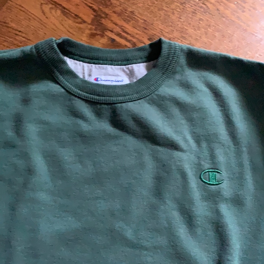 great forest green crew neck